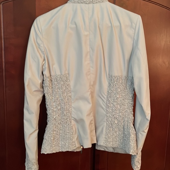 Zara zip up moto biker  jacket Medium M - Picture 6 of 10